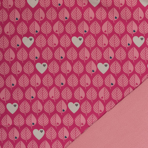 Softshell, byGraziela, Blätter, pink