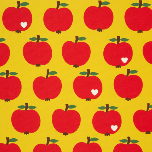 byGraziela Äpfel, beschichteter Canvas, Swafing, gelb-rot