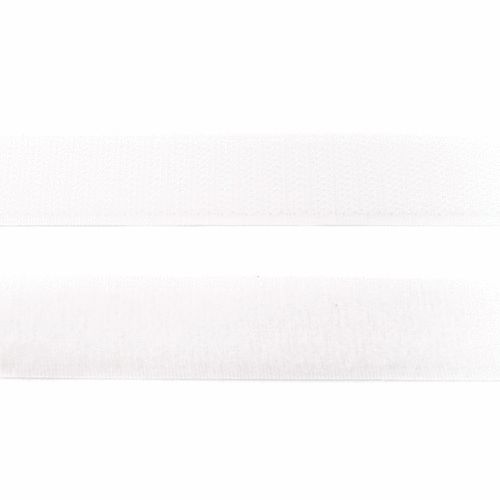 Klettband, 25mm, weiß