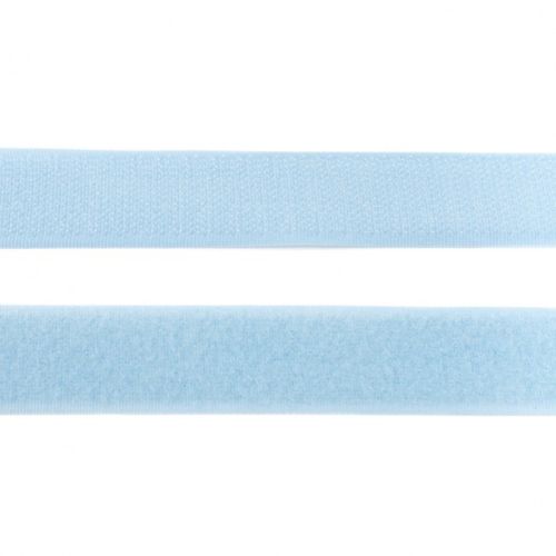 Klettband, 25mm, hellblau