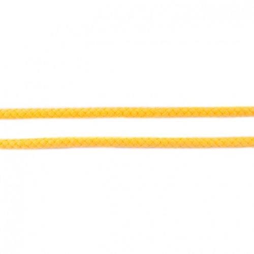 Baumwollkordel, 8mm, gelb