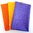 Nähpaket Baumwolle 3x 40cm - Mini dots (orange, gelb, violett)