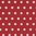 Leona, beschichtete Baumwolle, Punkte 1,6cm, rot