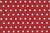 Leona, beschichtete Baumwolle, Punkte 1,6cm, rot