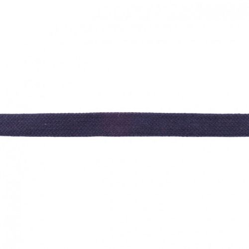 Hoodie-Kordel, Baumwollband flach, dunkelblau