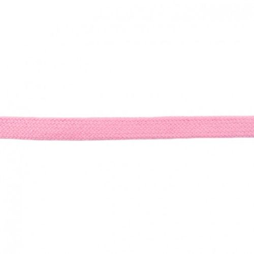 Hoodie-Kordel, Baumwollband flach, rosa