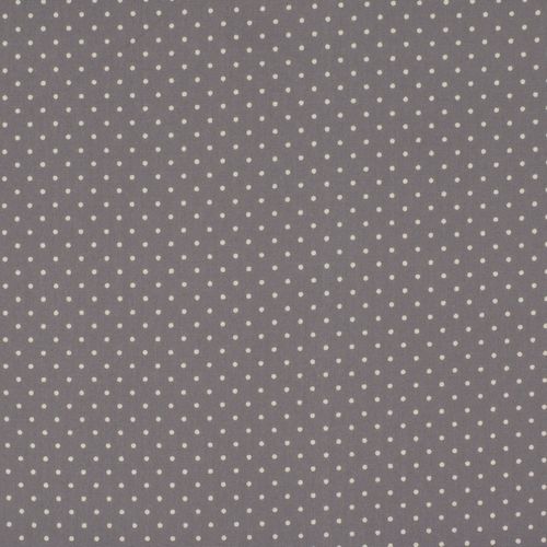 Mini Dots, grau, 100% Baumwolle, Popeline