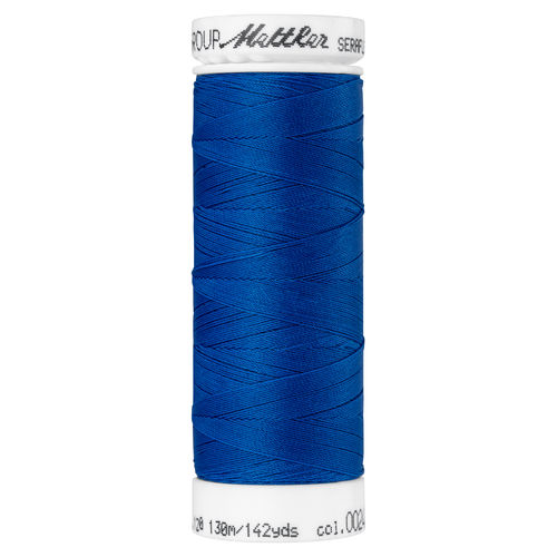 Seraflex, elastisches Nähgarn, Mettler, Farbe: colonial blue