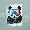 Snow Panda by Thorsten Berger, French Terry, Panel