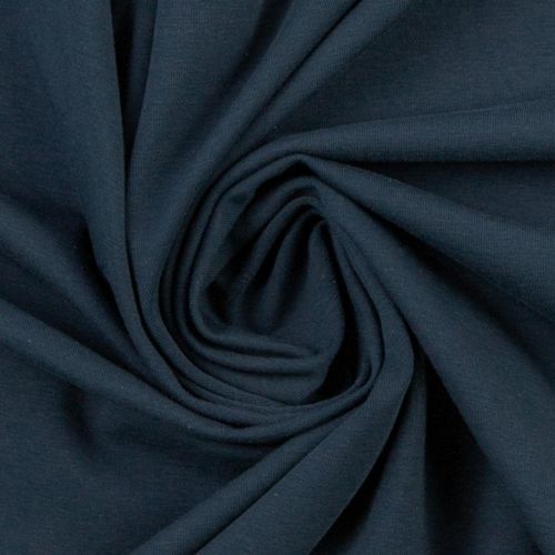 Baumwoll-Jersey uni dunkelblau (597), Vanessa Swafing 160cm breit