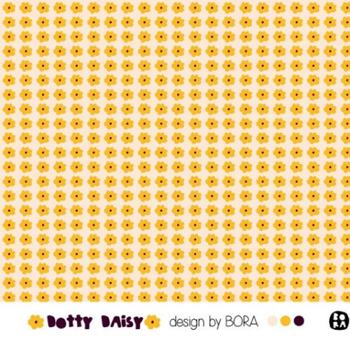 Dotty Daisy, Bio-Jersey, BORA, Lillestoff - REST 1,40m