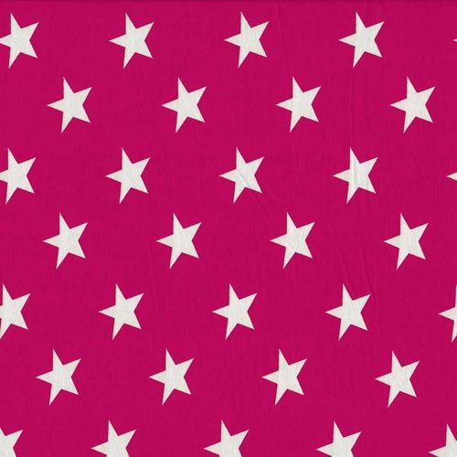 Baumwoll-Jersey, Sterne pink, Vicente Swafing - REST 0,6m