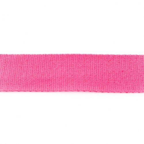 Gurtband Baumwolle-Mix 40mm, uni pink