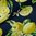 Lemons, Baumwoll-Canvas marine