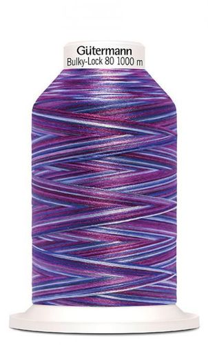 Bulky-Lock Gütermann 1000m Multicolor Farbe 9944 lila-violett