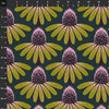Paradise Flower kiwi-petrol, Baumwoll-Popeline