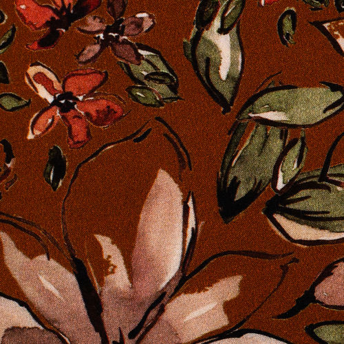 Magnolia Malou by Christiane Zielinski, 100% Viskose, Blumen rost