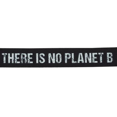 Gurtband - There is no planet B - schwarz, 40mm breit