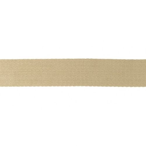 Gurtband Baumwolle-Mix 40mm, uni sand