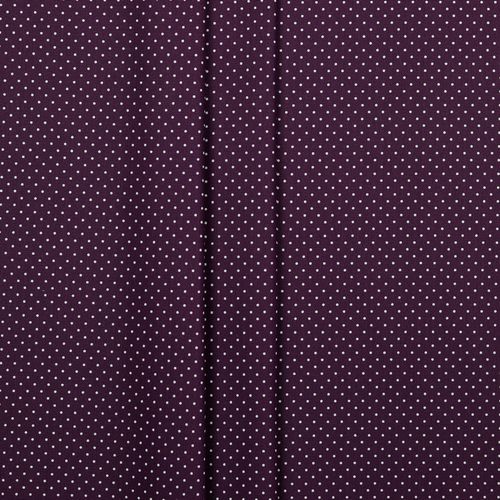 Mini Dots, beschichtete Baumwolle, violett