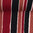 Antonia, 100% Viskose, Längsstreifen rot-schwarz-terracotta, Swafing
