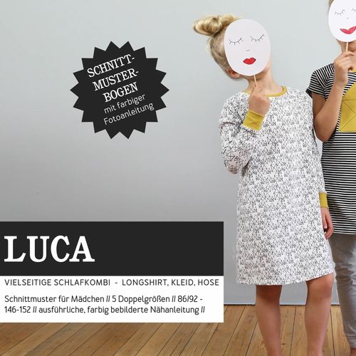 LUCA, vielseitige Schlafkombi für Mädchen, Papierschnitt, Studio Schnittreif