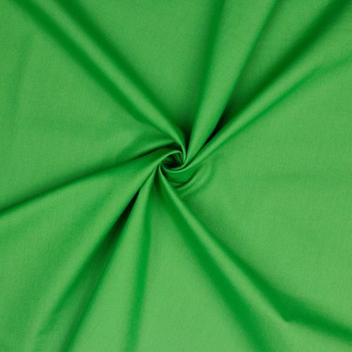 Uni helles grasgrün, Popeline, Baumwoll-Webware