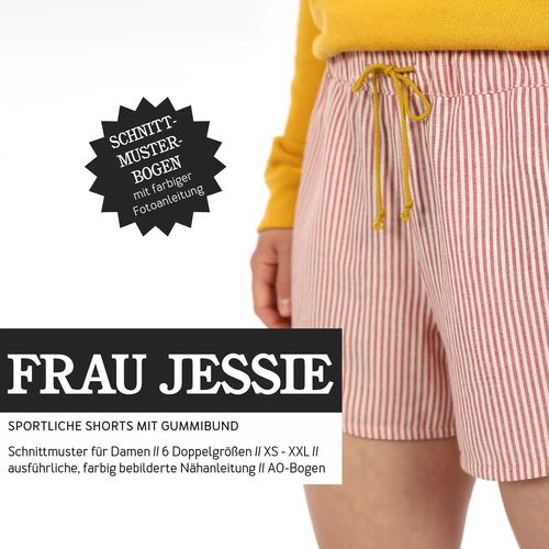 FRAU JESSIE, Shorts, Papierschnitt, Studio Schnittreif