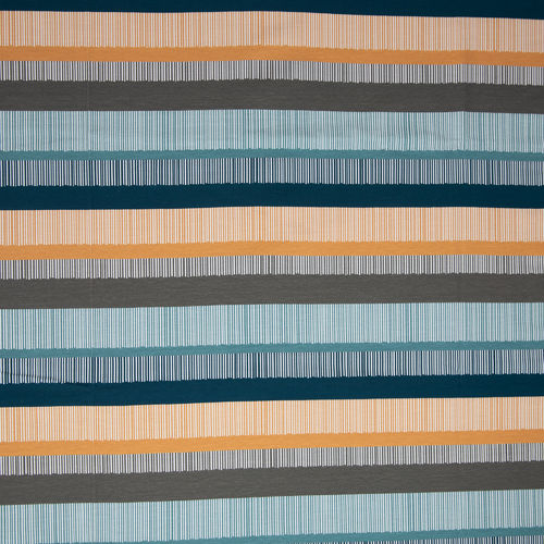 Cozy Stripes by lycklig design, Baumwoll-Jersey, Swafing - blau