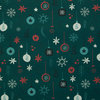 Weihnachtskugeln, Baumwoll-Canvas, Joyful Christmas Swafing