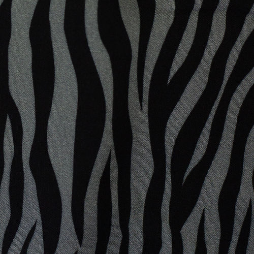 Mara, 100% Viskose, Zebra-Print, Swafing, grau