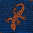 Lizards by Käselotti, Modal French Terry Swafing - blau-orange
