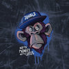Urban Monkey by Thorsten Berger, Panel, BW-Jersey - blau